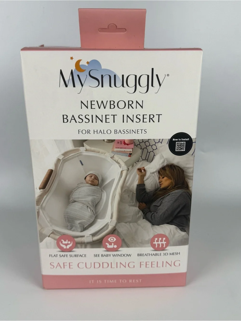 MySnuggly Newborn Bassinet Insert for Halo Bassinest Breathable Model MSC02.3